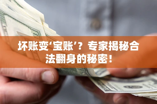 北京坏账变‘宝账’？专家揭秘合法翻身的秘密！