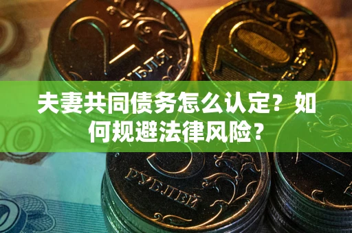 北京夫妻共同债务怎么认定？如何规避法律风险？