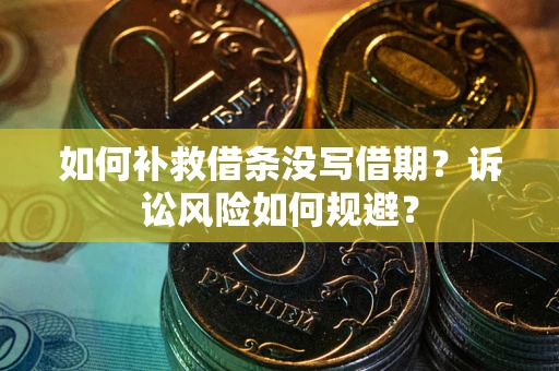 北京如何补救借条没写借期？诉讼风险如何规避？