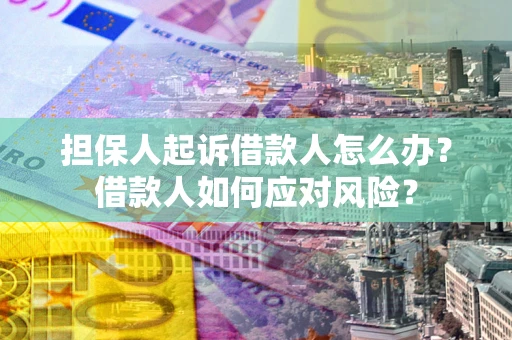 北京担保人起诉借款人怎么办？借款人如何应对风险？