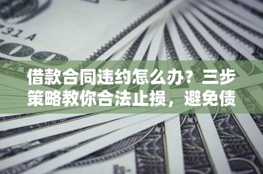 北京借款合同违约怎么办？三步策略教你合法止损，避免债务危机升级