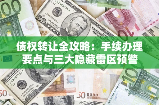 北京债权转让全攻略：手续办理要点与三大隐藏雷区预警