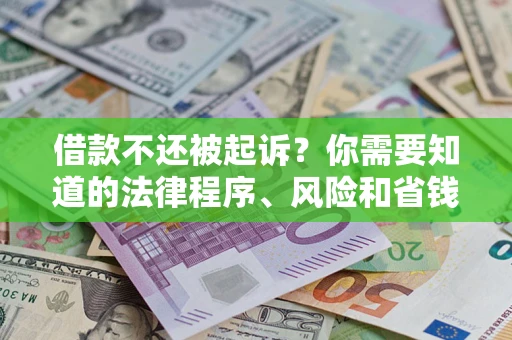 北京借款不还被起诉？你需要知道的法律程序、风险和省钱技巧