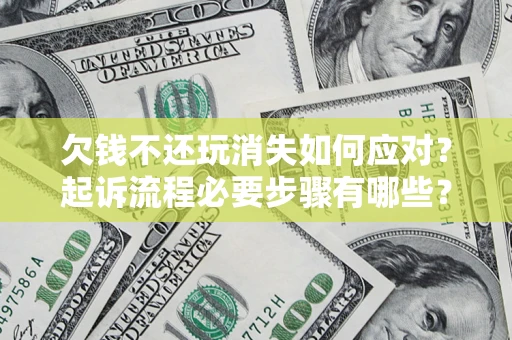 北京欠钱不还玩消失如何应对？起诉流程必要步骤有哪些？