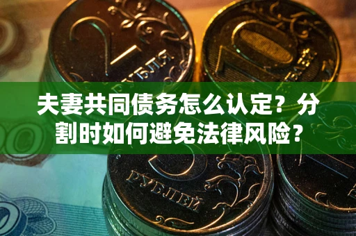 北京夫妻共同债务怎么认定？分割时如何避免法律风险？