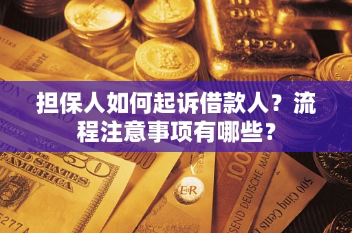 北京担保人如何起诉借款人？流程注意事项有哪些？